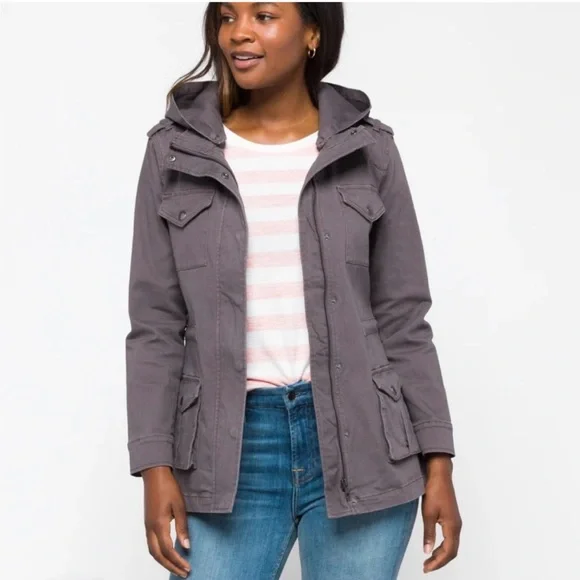 Market & Spruce Kathleen Cargo Jacket - Picture 1 of 12